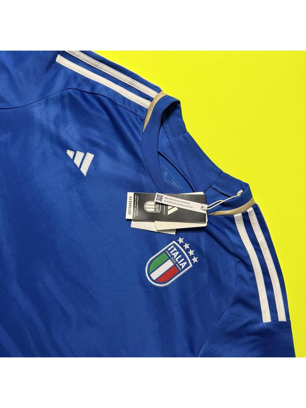 Adidas Italy 2023 Home Team Jersey Blue HT1613 Soccer New FIGC Women’s XL